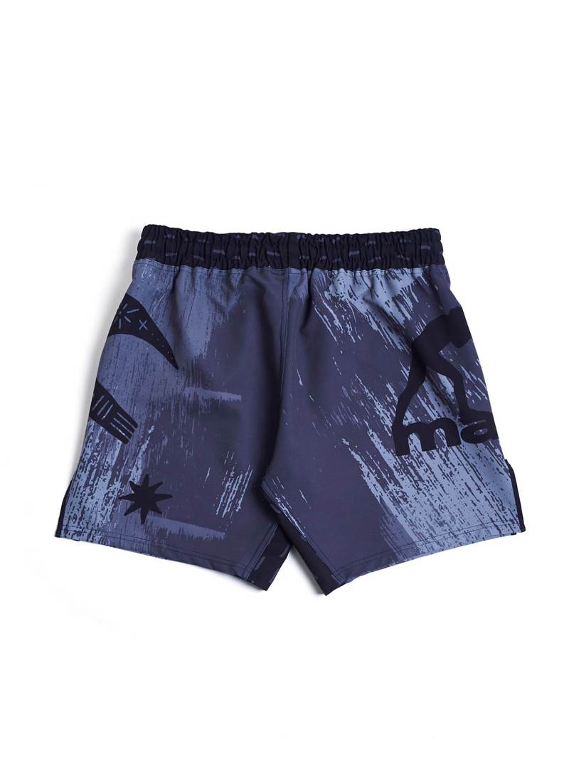 MANTO livings FIGHT SHORTS-grey